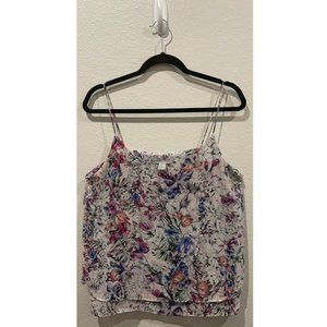 H&M Floral Multicolor Tank Top